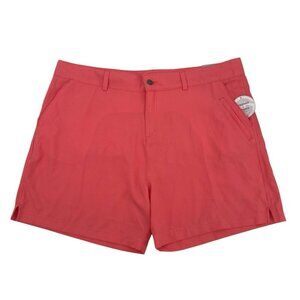 Magellan Women's 1X Sugar Coral Hiking Drawstring Falcon Lake Shorts NWT